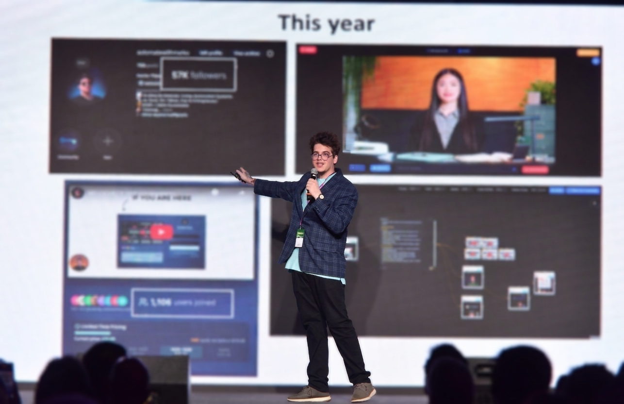 Marko Filipovic on stage